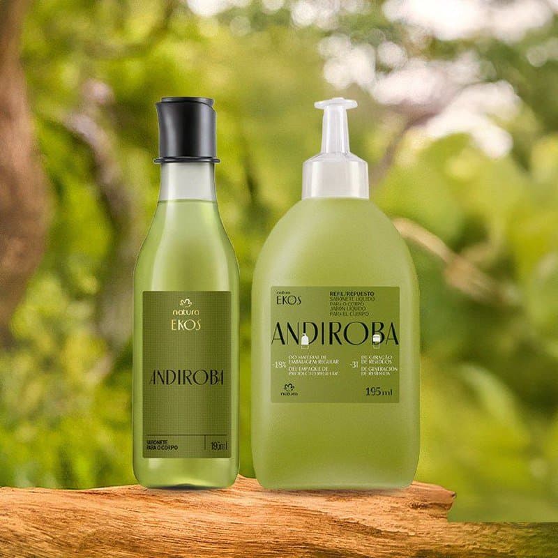 Kit Sabonete Líquido Corporal Ekos Andiroba com Refil